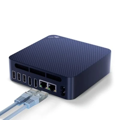 Obrázek Beelink Mini PC EQ14, Intel Twin Lake N150 procesor (až 3,6 GHz), 16 GB DDR4 500 M.2 SSD Office Computer Dual Gigabit Ethernet/Dual HDMI/WiFi 6/BT5. 2
