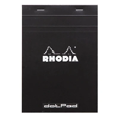 Obrázek Rodina DotPad Rhodia 16559C (DIN A5, Bodová mřížka, 14,8 x 21 cm, 80 listů) 1 kus černý