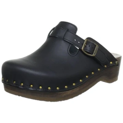 Obrázek Berkemann Řemenový toeffler Unisex Clogs pro dospělé, Černá černá 900.