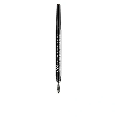 Obrázek NYX Professional Makeup Tužka na obočí, Precision Brow Pencil, oboustranně s plochou tužkou obočí a štětcem, veganská receptura, barevný odstín: Espresso