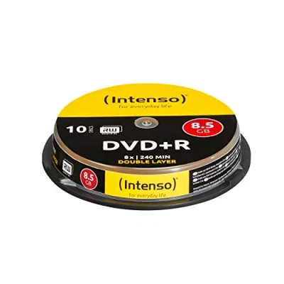 Obrázek Intenso 4311142 Double Layer DVD+R (8,5 GB, 8 x Speed, 10 vřetena)