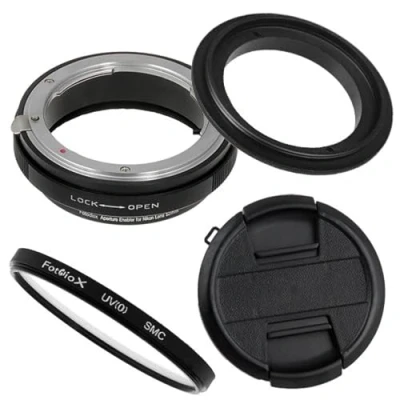 Obrázek Fotodiox Adaptér Macro Reverse Compatible with 58mm Filter Thread on Nikon F Mount Cameras