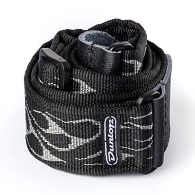 Obrázek Sangle guitare Jim Dunlop Jacquard ADU D3811GY plamen Grise