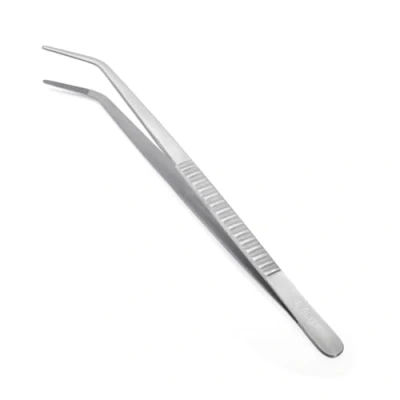 Obrázek DE BUYER Zange mit Winkelstück, Edelstahl, 35 cm, grau, 34.5 x 1.5 40 cm