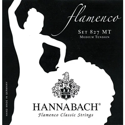 Obrázek Hannabach Struny klasické kytary Flamenco Serie 827 Medium Tension A5w Made in Germany 8275MT