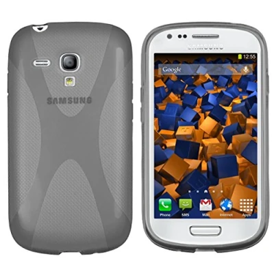 Obrázek mumbi Pouzdro kompatibilní se Samsung Galaxy S3 mini Handy Case na mobilní telefon, průhledný černý