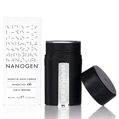 Obrázek Nanogen Hair Thickening Fibres Light Brown 15 g