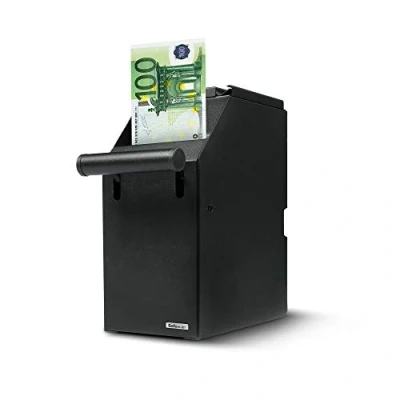 Obrázek Safescan 4100 POS Safe (černý), bezpečné a diskrétní uložení až 300 bankovek perfektní pro montáž pod prodejním pultem snadná instalace v blízkosti pokladny
