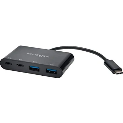 Obrázek Kensington USB C 4 přípojka, přenosová rychlost až 5 Gbit/s, instalace Plug and Play, K39124EU