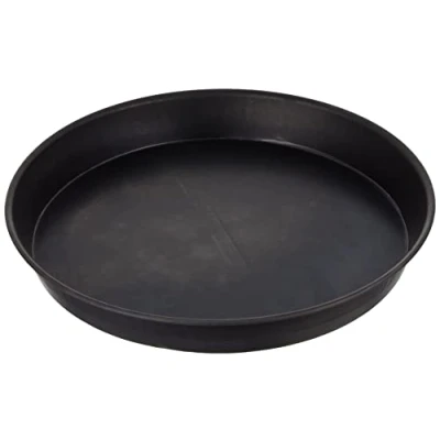 Obrázek Pentole Agnelli Lamiera Blu kulatá dortová forma na pizzu, modrý plech, černá, 28 cm