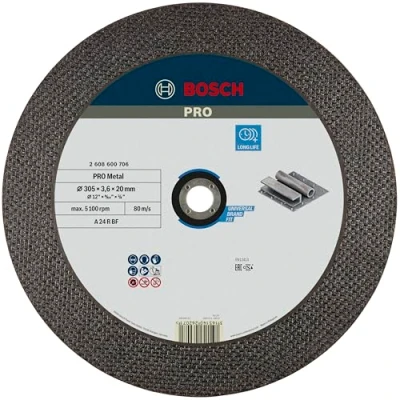 Obrázek příslušenství Bosch 2608600706 dělicí kotouč pro rovné Kov a 24 R BF, 300 mm, 20 3,5 mm