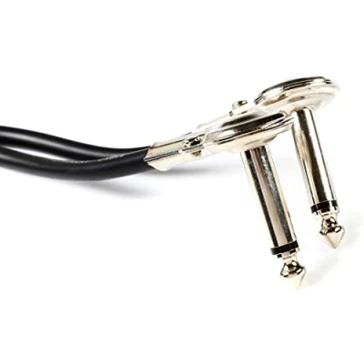 Obrázek Hosa IRG 101, Guitar Patch Cable, Low profile Right angle to Same, 1 ft