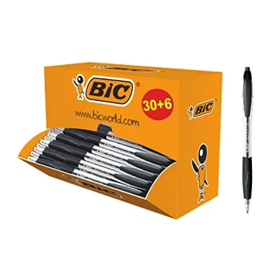 Obrázek BIC 920287 kuličkové pero &quot;ATLANTIS Classic&quot; 0,32 mm, 36 kusů, černé