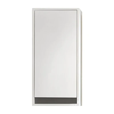 Obrázek trendteam smart living Závěsná skříň nástěnná skříňka koupelna sol rozměry montáže (ŠxVxH) 35 x 73 23 cm barva bílá vysoký lesk 163550103