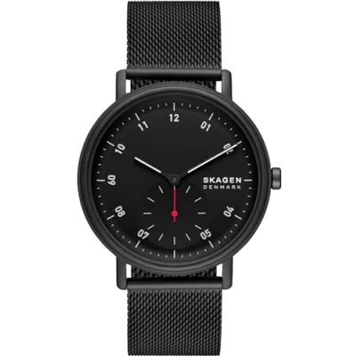 Obrázek Skagen Herrenuhr Kuppel quarz/3 Zeiger Uhrwerk 44mm Gehäusegröße mit einem Edelstahlarmband SKW6892
