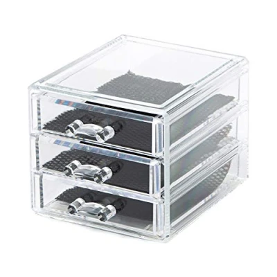 Obrázek Compactor Organizér na kosmetiku a šperky průhledný 12. 3 x 15 V 10. 7 cm RAN6045