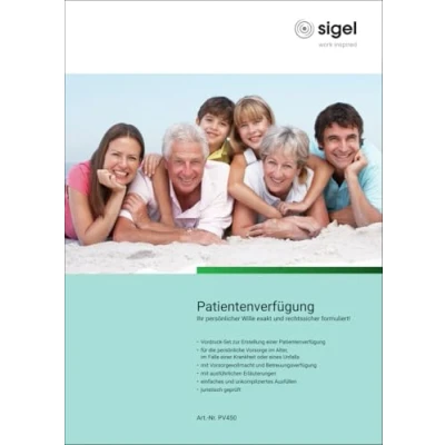 Obrázek Sigel PV450 patient dispozici, Formulářovými sada pro Persoenl. Prevenci U Unfall, Nemoci A V věk, A4, 1