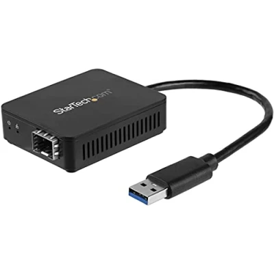 Obrázek StarTech.com USB 3.0 auf LWL Konverter Offener SFP Gigabit Ethernet Netzwerk Adapter 1000BASE SX/LX Windows / Mac Linux