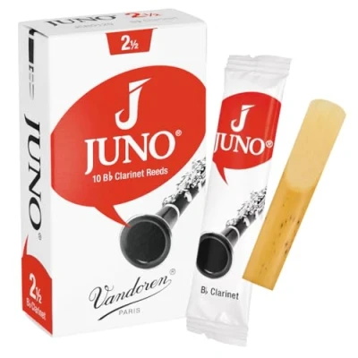 Obrázek Vandoren Juno JCR0125 trubka listy pro Bass klarinet (pro školáky) 10 kusů