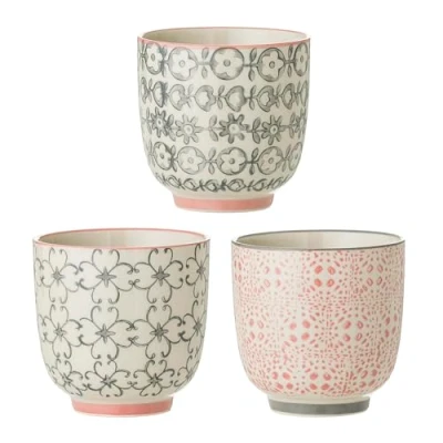 Obrázek Bloomingville Cozy hrníčky sada 3 ks, keramika, kusy (balení 1 ks),