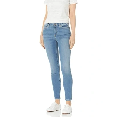 Obrázek Amazon Essentials Damen Elastische Skinny Jeans Mit Mittlerer Leibhöhe, Hellblau, 36 Lang