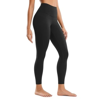 Obrázek CRZ YOGA Butterluxe dámské sportovní legíny s vysokým pasem neprůhledné na jógu kalhoty Workout Gym 64 cm/71 cm, černá