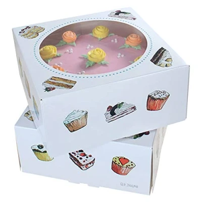 Obrázek FunCakes Cupcake Box přepravní krabice pro 6 košíčků na cupcaky, 24 x 16 8 cm, 3 kusy vč. vložky