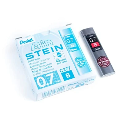 Obrázek Pentel C277 BO Ain stone jemné olovo, šířka čáry 0,7 mm, tvrdost B, 40 olova v krabičce