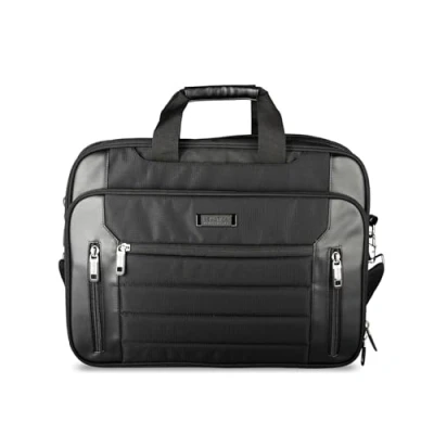 Obrázek Kenneth Cole Reaction Keystone pouzdro na počítač se zipem nahoře, černá