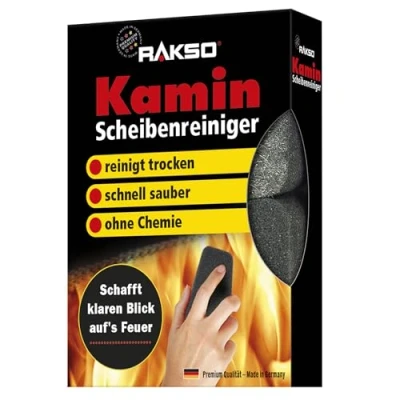 Obrázek RAKSO Čistič krbových desek 2 čističe krbového skla, čistič skel, čištění kamen, krb