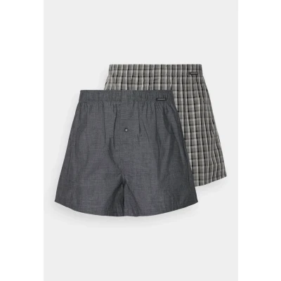 Obrázek Schiesser 2 PACK Trenýrky, Muži, Velikost: Small, Grau/schwarz