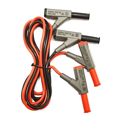 Obrázek PeakTech Izolované 4mm spojovací vedení se spojkou CAT III 1000 V, 1 kus, P 7025