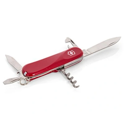 Obrázek Victorinox Švýcarský kapesní nůž Evolution S101, Multitool, Swiss Army Knife s 12 funkcemi: aretační čepel, vývrtka