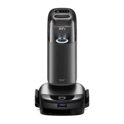 Obrázek eufy Robotický vysavač S1 Pro se stanicí ozon 10 v 1 (přesná 3D MatrixEye navigace, čištění hran a rozpoznání překážek; mop vždy Clean &amp; Auto Lifting; automatické dávkování čisticího prostředku)
