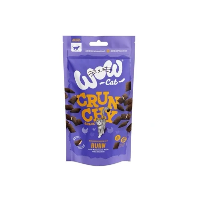 Obrázek WOW Cat Crunchy Snack plněné polštářky s kuřecím 60g