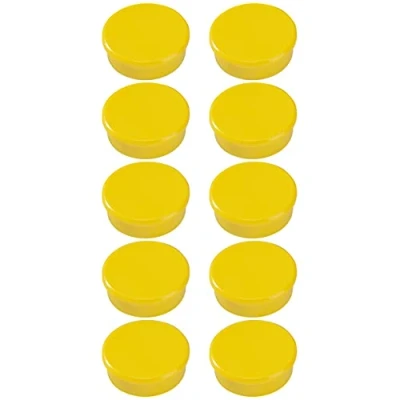 Obrázek Dahle 95538 magnetů (průměr 38 mm) 10 kusů, žluté