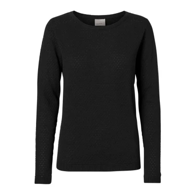 Obrázek Vero Moda Vmcare Structure LS Oneck GA NOOS Svetr, Ženy, Velikost: XXL, Black