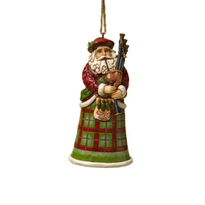 Obrázek Jim Shore Heartw Pinewood Creek From Enesco Scottish Santa Christmas 4.75 V by for