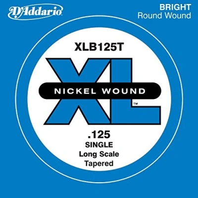 Obrázek D&#039;Addario XLB125T nikl (velikost: XL) Wound Bass Einzelsaite Tapered Long Scale 125