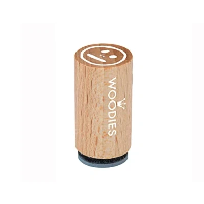 Obrázek Mini Woodies razítko, Smiliey 2, Ø 15 mm