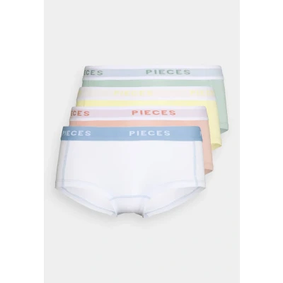 Obrázek Pieces Pclogo LADY Solid 4 PACK Boxerky, Ženy, Velikost: XS, Jadeite