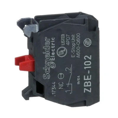 Obrázek Schneider Electric ZBE102 Hilfsschalterblock, ZBE 22mm, 1Ö, MENGE: 5