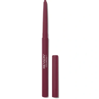 Obrázek Revlon ColorStay Longwear Lip Liner, Face Makeup s integrovaným ořezávátkem, dlouhotrvající, syté barvy rtů, hladké nanášení, 665 Plum