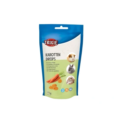 Obrázek TRIXIE dropsy s mrkví pro hlodavce 75g