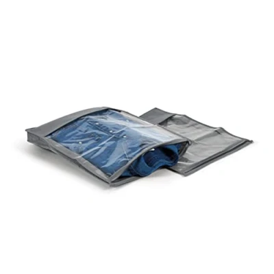 Obrázek Perfetto Più Easybag šaty pytel pro košile A svetr, netkané textilie, Popelavě Šedá, 33,0 x 45,0 5,0 cm