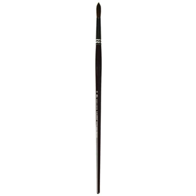 Obrázek Winsor &amp; Newton 5730012 Galeria akrylový štětec, ze syntetických vláken, ideální kontrola pro silnější barevné nanášení, dlouhá násada, kulatý štětec č. 12, 6,7 mm