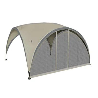 Obrázek Bo Garden boční stěna Mosq.mesh + dveře na party Shelter M, černá, 426 x 233 1 cm