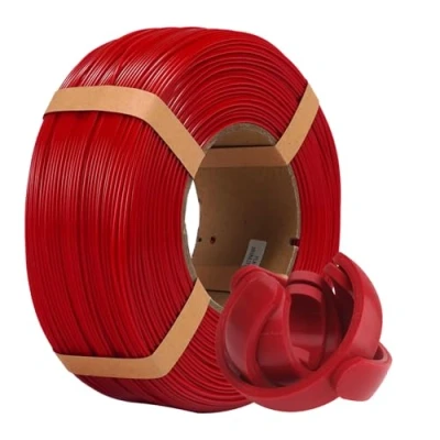 Obrázek eSUN PLA+ náhradní filament 1,75 mm, Refill PLA Plus Spoolless vlákno pro 3D tisk, přesnost rozměrů +/ 0,03 1 kg (2,2 LBS) tiskárny, ohnivě červená