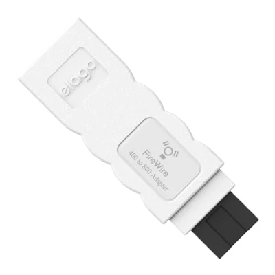 Obrázek elago FireWire 400 auf 800 Adapter kompatibel mit Mac Pro, MacBook Mini, iMac (Weiß)