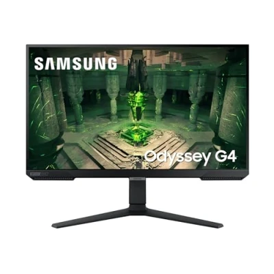 Obrázek Samsung Herní monitor Odyssey G4B LS27BG400EU, 27 palců, IPS panel, rozlišení Full HD, AMD FreeSync Premium, kompatibilní s G Sync, doba odezvy 1 ms (G/G), obnovovací frekvence 240 Hz, černý